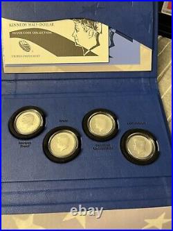 2014 Kennedy Half Dollar 50th Anniversary Silver Four Coin Set US Mint pkg withCOA