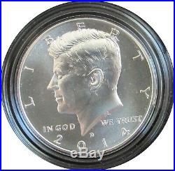 2014 P D S W 50th Anniversary Kennedy Half Dollar Silver 4 Coin Set -bep