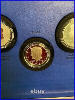2014 P D S W Kennedy 50th Anniversary 4 Coin Set 90% Silver Half Dollars