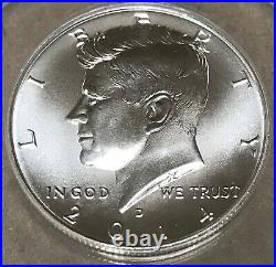 2014 P/D/S/W SILVER Kennedy Half 4-Coin Set ANACS PR/SP/EU/RP70 1st day of issue