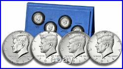 2014 P D S W Silver Kennedy Anniversary 4 Coin US Mint Set Reverse Proof Half