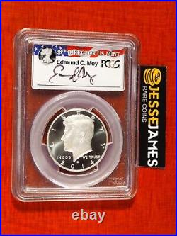 2014 S Enhanced Silver Kennedy Half Dollar Pcgs Ms70 First Strike Edmund Moy