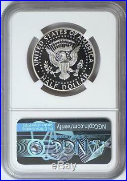 2014 S Kennedy NGC SP 70 DPL Silver High Relief Enhanced Finish (DMPL) and Case