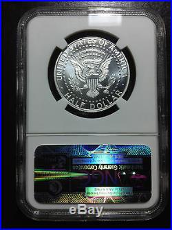 2014-S Silver Enhanced Unc Kennedy Half NGC SP70 IN HAND 50th Anniversary K13 ER