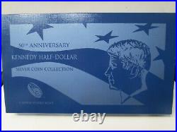 2014 US Mint Kennedy 50th Anniversary Silver Half Dollar 4 Coin Collection Set
