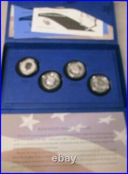 2014 US Mint Kennedy 50th Anniversary Silver Half Dollar 4 Coin Collection Set