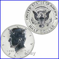 2014 W Kennedy Half Dollar 90% Silver 50c Reverse Proof US Coin Collectible