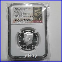 2014 kennedy half dollar silver 4 coin set early release ngc70