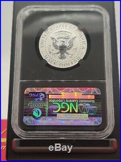 2014-w Kennedy Reverse Proof Ngc Pf70 Silver Half Dollar 50c Retro Black Label