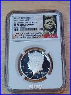 2016 s silver Kennedy half dollar NGC PF 70 Ultra Cameo (Early releases)