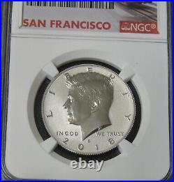 2018 S Silver Reverse Proof Kennedy Half Dollar Ngc Pf 70 First Day Of Issue