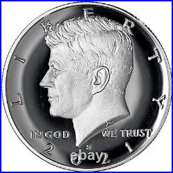 2020-2022 S Kennedy Half Dollar 99.9% Silver Gem Deep Cameo Proof Run 3 Coin Set