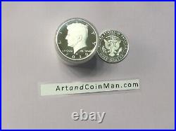 2020 S Silver Kennedy Half Dollar Ungraded 20 Coin Roll High Grade Proof Coins