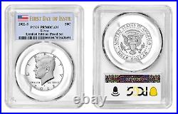 2022 S 50C Silver Kennedy Half 50C PCGS PR70DCAM First Day Limited Edition