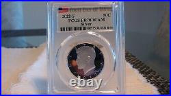 2022 S Silver Kennedy Half Dollar 50c Pcgs Pr70dcam First Day Of Issue