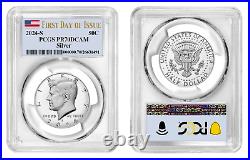 2024 S Proof Kennedy Half Dollar PR-70 PCGS First Day US Mint DCAM 50C PRESALE
