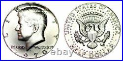 (20) 1970-D Kennedy Silver Half Dollars BU 50c US Coins 40% Silver 20 Coin Lot