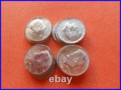 20 Kennedy half-dollars, 1964 mint condition, 90% silver