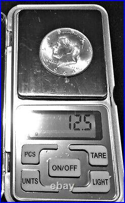 20 Pcs. 1 Roll, 1964-d. 900% Silver Kennedy Half Dollar, Proof Like, See Photos