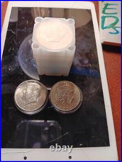 2 0 Unc. 90% Silver ($10 Face Value) Kennedy Half Ðollar Roll