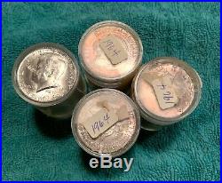 4 rolls 90% Silver 1964 Kennedy Half Dollars GEM UNCIRCULATED