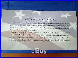 50th Anniversary Kennedy 2014 P D S W Half Dollar 90% Silver 4 Coin Set