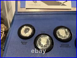 50th Anniversary Kennedy Half Dollar Silver & Proof 4 Coin Set Ogpgem 2014 Pdsw