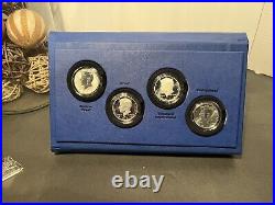 50th Anniversary Kennedy Half Dollar Silver & Proof 4 Coin Set Ogpgem 2014 Pdsw