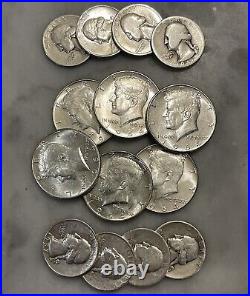 $5 Face 90% Silver 6 1964 Kennedy Half Dollar 8 Quarters Choose How Many Lots
