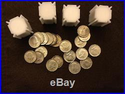 64 Kennedy Roll (20) Half Dollars $10 Face Value US 90% Silver. No Reserve