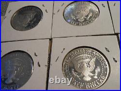 7 Coins 1992 1993 1994 1995 1996 1997 1998 S Silver PROOF Kennedy Half Dollars