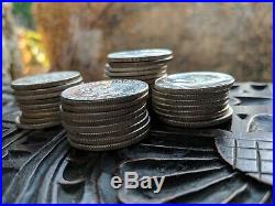 90% Silver Kennedy Half Dollar Coins FULL DATES Roll of 20 or $10 Face Value