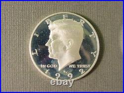 90% Silver Proof Kennedy Half Dollar Lot of 10 1992 99 2000 02 03 05 Deep Cameo