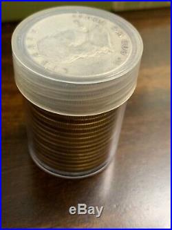 90% Silver US Franklin & Kennedy Half Dollar Roll, LOT OF 20 COINS for 1 BID