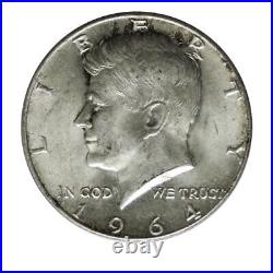 Bag of 200 1964 $100 Face Value Full Dates 90% Silver Kennedy Half Dollars