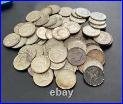 Bulk Lot of 20 1964 P/D Kennedy Half Dollar 90% Silver coin Lot $10 Face