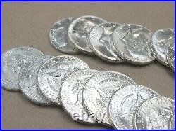Coin Roll 1964 BU/AU Uncirculated 20 Coins 90% Silver Kennedy Half Dollars