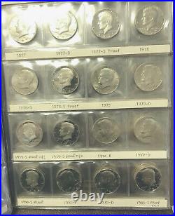 Collection 68 JFK Kennedy Halves -1964 to 1987 P&D&S&PRFs&SMS in HARCO album