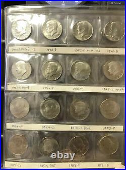 Collection 68 JFK Kennedy Halves -1964 to 1987 P&D&S&PRFs&SMS in HARCO album