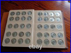 Complete Bu Kennedy Half Dollar Set 1964-2021 P&d Dansco Album Total108 Coins
