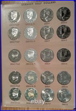 Complete Set 1964-2011 Kennedy Half Dollars PDSS (with1981 Ty 2 Proof & 98 Matte)