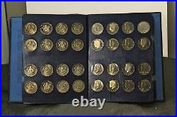 Complete WHITMAN CLASSIC Kennedy Half Dollar Book withSilver Proofs (KHSET-118)