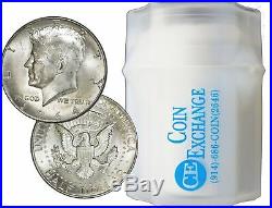 FULL DATES Roll Of 20 $10 Face Value 90% Silver 1964 Kennedy Half Dollars