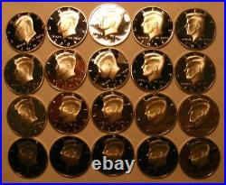 FULL ROLL of 20 SILVER PROOF 2004 S Kennedy Half Dollars