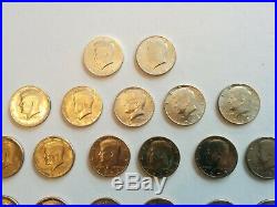 Fifty Year Collection Of Kennedy Half Dollars 1964-2015