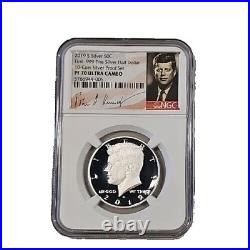 First 99.9% Silver Half Dollar! 2019 S Proof SILVER Kennedy Half 50c NGC PF70