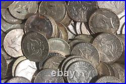 Four Rolls (80 Coins) 40% Silver Kennedy Halves (1965-69) Lot A95