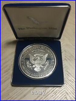 Giant Half Pound Kennedy Silver Proof. 999 pure silver