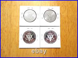 IN STOCK 2023 P D S S Silver & Clad Proof Kennedy Half Dollar 4 Coin Set PDSS