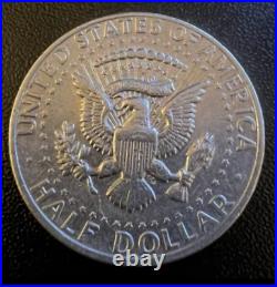 JFK Half Dollar Coin 1972 d Mint Mark FG Mark